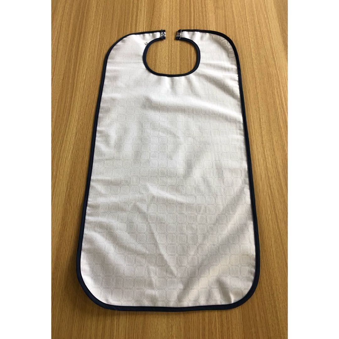 Blue dotted printing PU Bib.jpg